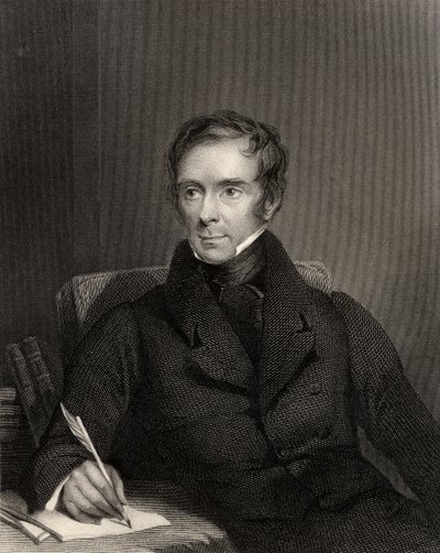 Sir Benjamin Collins Brodie, engraved by J. Brain, from 
